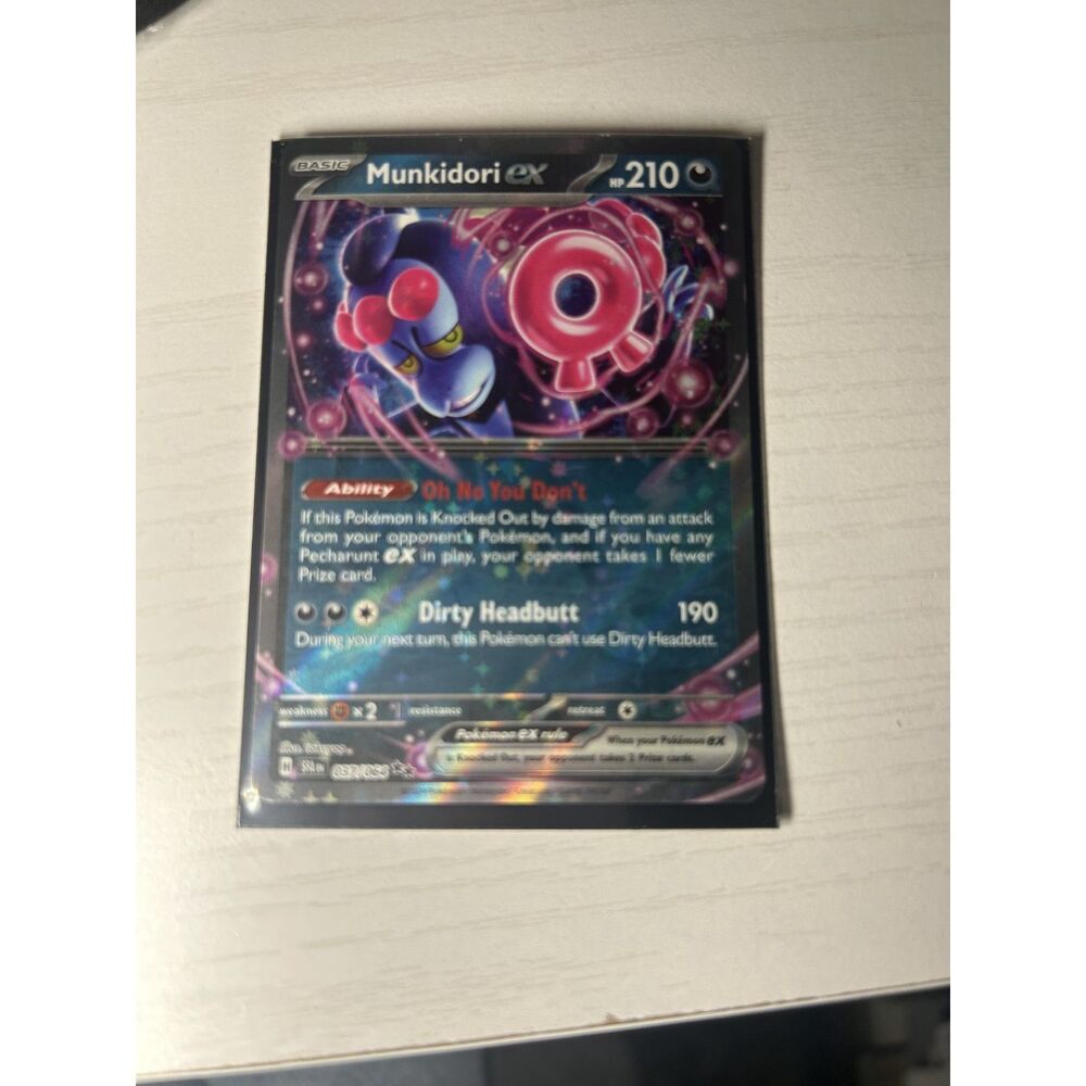 Munkidori ex #37 Pokemon Shrouded Fable Near Mint 2